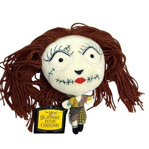 NECA Nightmare Before Christmas Deformed Head Sally Plush Keychain NWT